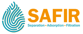 Logo SAFIR - Separation, Adsorption & Filtration für industrielle Reinigungs- und Recyclingprozesse